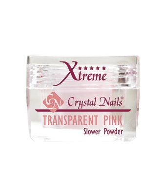 Praf acrylic slower powder xtreme transparent pink 28gr