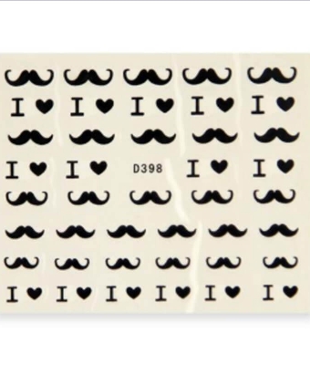 BB Nail Sticker D398