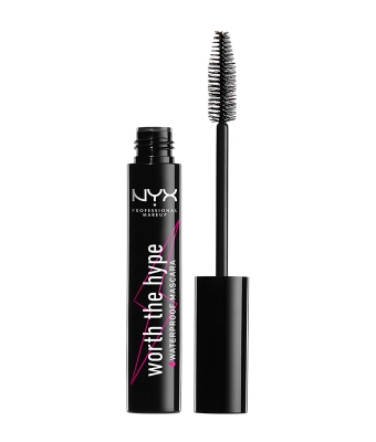 Mascara Nyx Professional Makeup Worth The Hype Waterproof Mascara Black