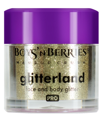 Glitter pulbere boys n berries glitterland face and body vela