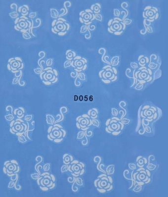 BB Nail Sticker D056 Alb