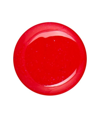 Glitter gel cupio star red